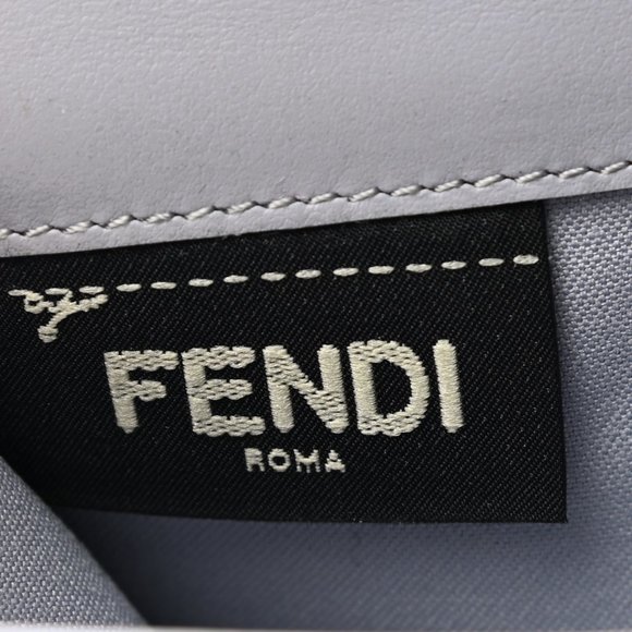 💯% AUTHENIC FENDI Vitello Continental Wallet Ardesia - Picture 6 of 8